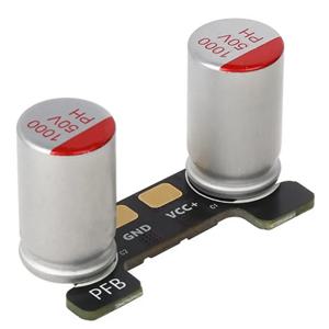 【핫딜!】PFB PRO 듀얼 50V 100Uf 9인치 이상 FPV 드론용 저 ESR 커패시터, HD 장거리 쿼드콥터 파워 필터 보