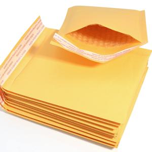 10-20개/묶음 배송용 쿠션 버블 패딩 가방 크라프트 종이 버블 메일러 봉투 우편 보호용 가방