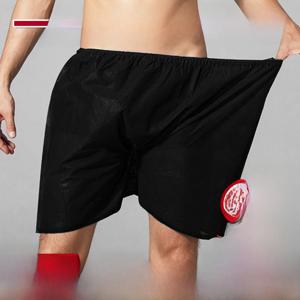 일회용 두꺼운 검정색 남성용 반바지 마사지샵 뷰티케어 부직포 속옷 코너 오일프레스 팬츠