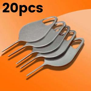 20pcs 유니버설 Sim 카드 트레이 제거 꺼내기 핀 키 도구 대부분의 휴대 전화 스마트 폰에 대한 스테인레스 스틸 바늘 오프너 이젝터