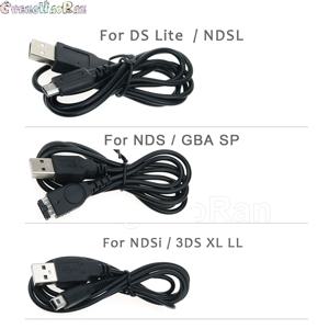 1PC 새로운 게임 USB 데이터 충전기 NDSi 3DS New 3DS XL LL NDS GBA SP 용 Nintendo DS Lite DSL NDSL 용 전원 케이블 코드 충전