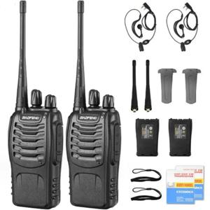 2PCS Baofeng BF-888S 워키 토키 고전력 888s UHF 5W 400-470MHz BF888s H777 사냥 호텔 용 장거리 양방향 라디오