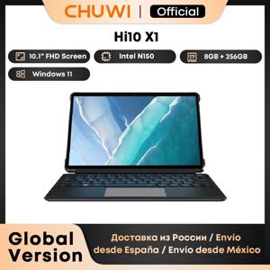 CHUWI Hi10 X1 2 in 1 태블릿 10.1인치 디스플레이 인텔 N150/i3-10100Y 프로세서 LPDDR5 8GB RAM 256GB SSD 윈도우 11 태블릿 PC WiFi6