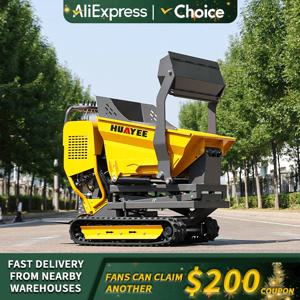 산악 경사면 사용 500kg 미니 크롤러 덤퍼 맞춤형 고품질 빠른 배송 미니 덤퍼 자재 취급