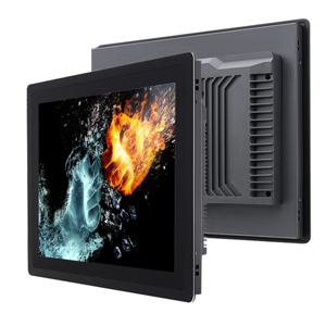 17 19 21.5 인치 산업용 올인원 터치 패널 pc J1900 태블릿 컴퓨터, win10 pro 용 저항 막 터치 스크린 wifi com 포함