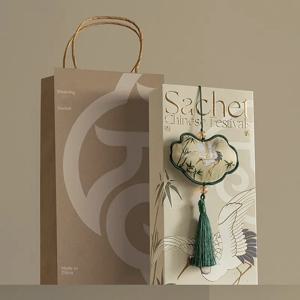 전통 중국 용선 축제 향 주머니 - 수제 아로마테라피 장식/선물 제공 및 가정 장식에 이상적