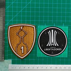 2022 플로킹 코파 리버티도레스 패치 세트 CONMEBOL 리버티도레스 트로피 1 2 3 4 5 6 7 축구 패치