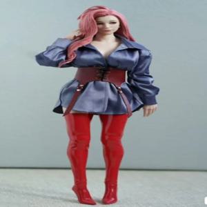 1/6 여성 군인 허벅지 부츠, 12''worldbox AT202,AT203용 하이 부츠 모델