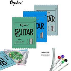Orphee 1/5/10 Pcs 일렉트릭 기타 현 세트 RX 시리즈 육각형 탄소강 6 현 일렉트릭 기타 액세서리 및 부품