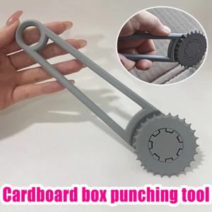 2025년 신형 조절식 골판지 상자 펀치 롤러형 종이 펀치 가정용 DIY 공예 및 포장 재료 제작에 적합