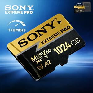 SONY 2025 익스트림 프로 마이크로 TF SD 카드 울트라 패스트 4K 비디오 64GB 128GB 256GB 1TB 안티 마그네틱 플래시 카드 폰 컴퓨터 카메라용