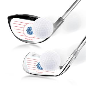 125/250P 골프 클럽 임팩트 테이프 스티커 라벨 드라이버 우드 아이언용, 볼 타격 기록기 스윙 연습용 훈련 도구