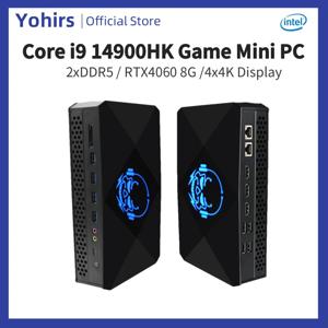 14세대 인텔 코어 i9 12900HX 14900HX 12650HX 게이밍 미니 PC NVIDIA GeForce RTX 4060 8G GDDR6 2xDDR5 NVME 3xHDMI2.0 USB-C 윈도우11