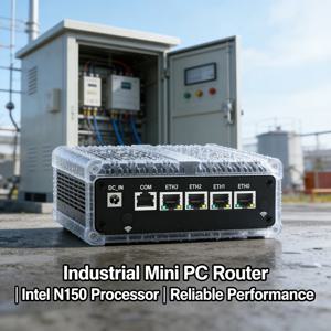 인텔 N150 방화벽 라우터 4*i226-V 2.5G 셀러론 J6412 6305 J5005 팬리스 미니 PC 더 나은 냉각 효율 AES-NI 웨이크온-LAN
