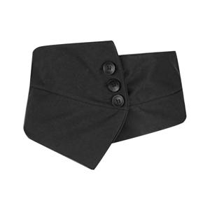 고딕 스타일 PU 가죽 코르셋 스파이시 걸 솔리드 컬러 와이드 벨트 허리띠 탄성 와이드 컴머번드 브라이덜