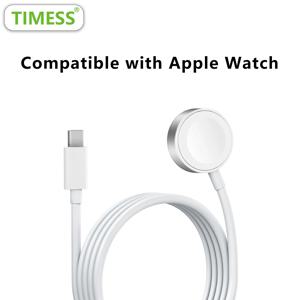 타임레스 마그네틱 USB A 타입-C 아이폰 워치 시리즈 울트라 11 10 9 8 7 6 5용 충전 케이블 (아이워치 4 3 2 1 SE 호환)