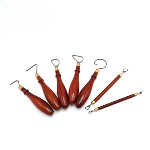 7피스 시멘트 카바이드 도예 도구 세트 - 도자기 예술을 위한 점토 조각/조형/조각 도구