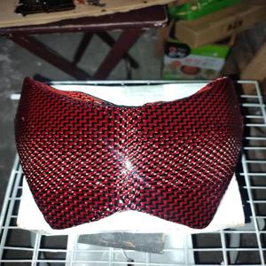 파란색 빨간색 노란색 아라미드 & 3K 탄소 섬유 혼합 원단 20인치/50cm 200gsm 2x2 트윌 아라미드 섬유 하이브리드 탄소 케블라 천