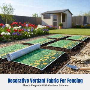 인쇄된 부직포 정원 천, 내한성, 방풍, 단열, 동결 방지, 장식용 녹색 원단