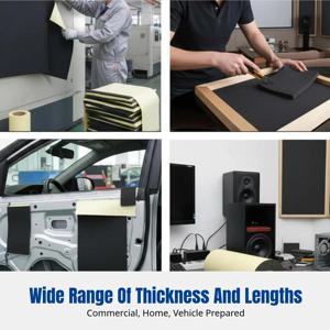 폼 고무 시트, 고접착성, 방음, 충격 방지, 단열, 상업용 동결 방지용 단면 보드