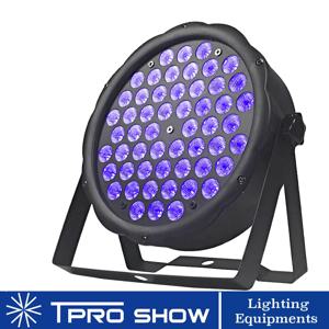 UV 스포트라이트 사운드 파티 조명, 평면 블랙 라이트, DMX 512 LED 파 바이올렛 스트로보스코프, 디스코 조명 효과, 무대 클럽 홈 DJ용