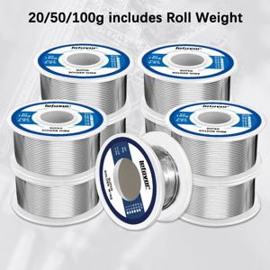 0.8mm 1.0mm 2.0mm 20g 50g 100g 납땜 주석 와이어 주석 용융 로진 코어 솔더 납땜 와이어 롤 무 세척 플럭스 2.0%