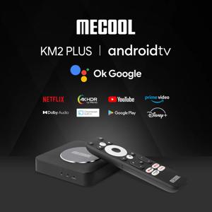 Mecool KM2 Plus 스마트 TV 박스 Netflix 4K Amlogic S905X4 안드로이드 11 DDR4 2GB 16GB SPDIF WiFi 프라임 비디오 멀티 스트리머 HDR10