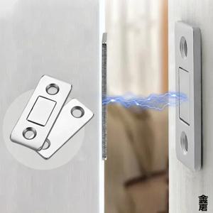 2 팩 울트라 얇은 캐비닛 마그네틱 캐치 접착 서랍 자석 캐치 주방 옷장 도어 폐쇄 마그네틱 도어 캐치 클로저