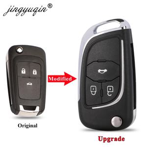 KEYYOU 1Pcs Chevrolet Cruze Lova For OPEL Insignia Astra Zafira Mokka Agila Corsa Meriva Signum Tigra Mando 수정 된 자동차 키