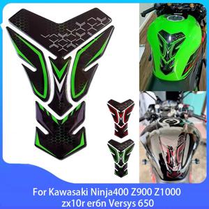 3D 오토바이 탱크 패드 보호대 스티커 데칼 액세서리 Kawasaki Ninja400 Z900 Z1000 zx10r er6n Versys 650