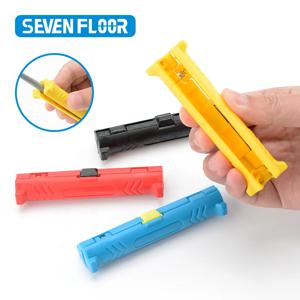 라운드 그립 스프링 레버 전기 와이어 스트리퍼 펜 로터리 동축 동축 케이블 와이어 펜 커터 오디오 비디오 케이블 스트리핑 도구