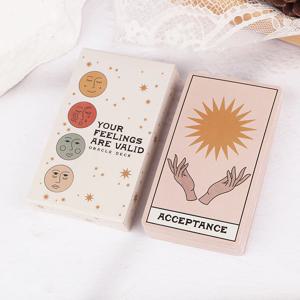 당신의 감정은 유효합니다 오라클 데크 2판 오라클 마녀 데크 보드 게임 정신 건강 오라클 무드 데크 타로