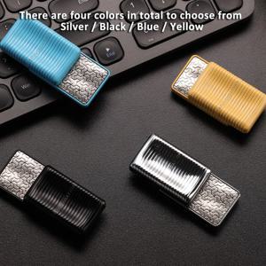 1 EDC Fidget 슬라이더 회전 안티 압력 금속 비누 감각 장난감 Addah 초점 테이블 장난감 소프트 마그네틱 슬라이더