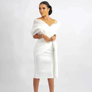 맞춤형 스위트하트 플리츠 오프숄더 클래식 머메이드 오간자 웨딩드레스 고급 새틴 웨딩드레스