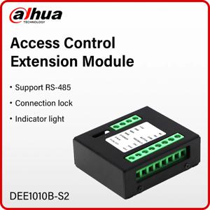 다화 DEE1010B-S2 출입 통제 확장 모듈 RS-485 지원 출구 버튼 전자 및 자기 잠금장치 1개 잠금 제어 DC12V