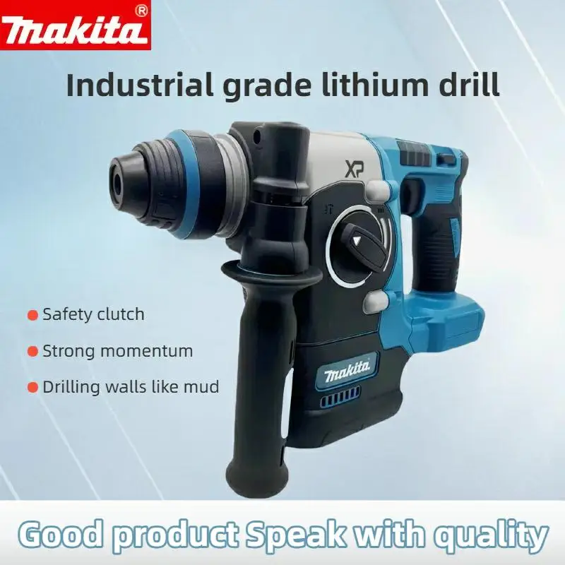 마키타 273 전기 무선 브러시리스 해머 드릴 충전식 로터리 해머 드릴링 및 치즐링 고토크 파워 툴