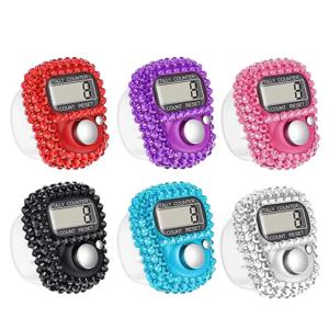 LCD 재설정 가능한 전자 이슬람 Tasbih기도 카운터와 1pc 디지털 손가락 링 카운터 스포츠에 대 한 조정 가능한 탈리 리모콘