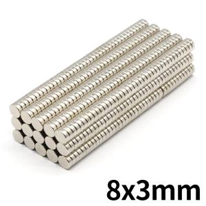 8×3mm 원형 냉장고 자석, 소형 냉장고 자석, 사무실 자석, 화이트보드 자석, 내구성이 뛰어난 미니 자석, 공예품, 주방