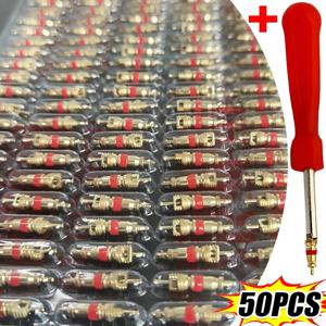 구리 타이어 밸브 코어 제거 도구 키트 자동차 트럭 자전거 오토바이 바퀴에 대한 아연 도금 밸브 코어 렌치 스크류 드라이버