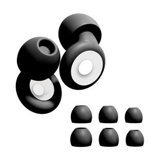 재사용 가능한 실리콘 귀마개 - 수면, 수영, 여행 및 콘서트를 위한 소음 제거, 고음질 청력 보호