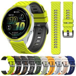 가민 베뉴 4 45mm 22mm 시계 스트랩 (베뉴 3 2 포러너 265 255 뮤직 570 47mm 비보액티브4 호환) 실리콘 스포츠 밴드