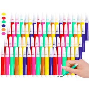 4-24 팩 6 색 수채화 펜 부직포 낙서 가방에 적합한 미니 드로잉 마커 그림 미술 문구 액세서리