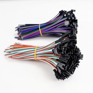 8쌍 2/3/4/5/6핀 SM 15cm 케이블 암/수 커넥터 LED 스트립 RGB 5050 3528 WS2801 APA02 WS2815 WS2813용