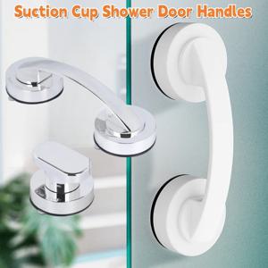 비 마킹 흡입 컵 핸들 드릴링 샤워 핸들 없음, 욕실 유리 도어 창 찬장 옷장을위한 미끄럼 방지 난간