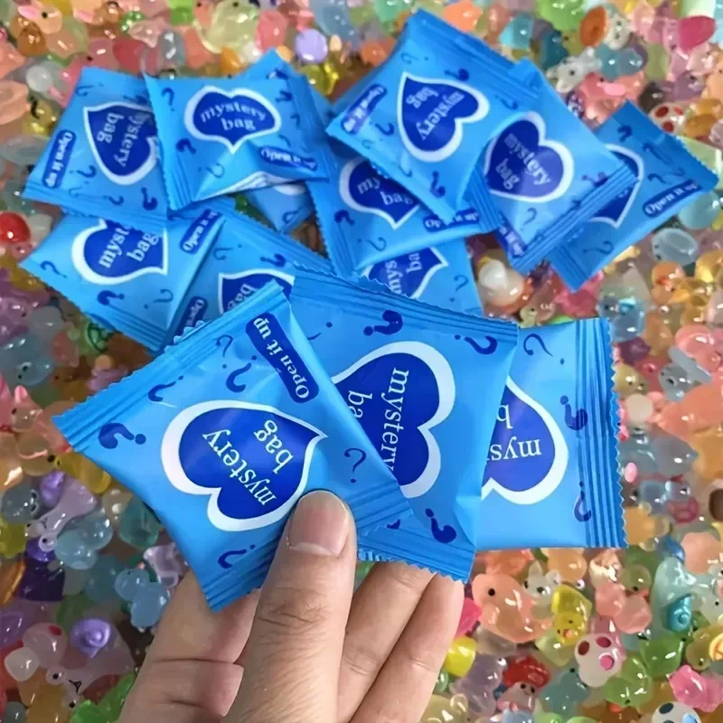 야광 미니 레진 동물 & 버섯 블라인드 백 요정 정원 장식 미니어처 생일 선물