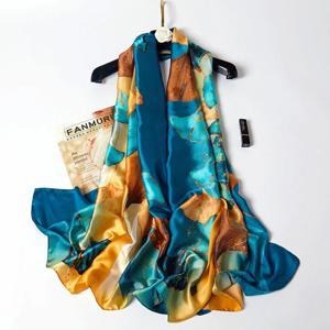 봄 스카프 여성 럭셔리 디자인 폴리에스테르 소재 부드러운 스카프 소프트 숄 비치