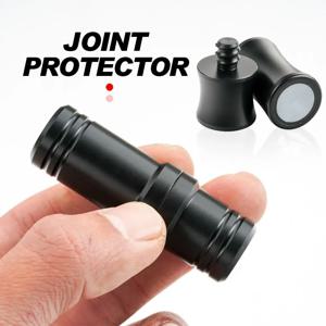 1세트 특수 당구 큐 조인트 보호 세트 플라스틱 블랙 미들 휠 보호 커버 조인트 캡 유니락 웨이비용