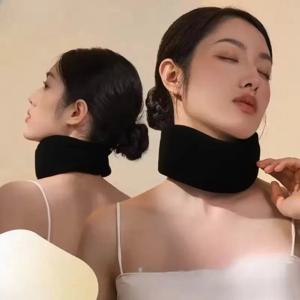 목 보호대 경추 칼라 릴리프 목 통증 목 지원 고밀도 스폰지는 경추 압력을 위해 척추를 안정시킵니다.