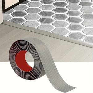 1PC 39.37/118.1인치 자가 접착 바닥 커버 스트립 카펫 엣지 트림 스트립 전환 도어 임계값 간격 도어 하단 실링