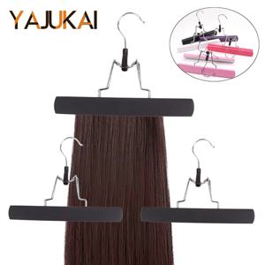 가발 보관 공간 절약을위한 헤어 익스텐션 행거 머리핀 위사 익스텐션 옷 핀 용 후크가있는 보관 클립 걸이